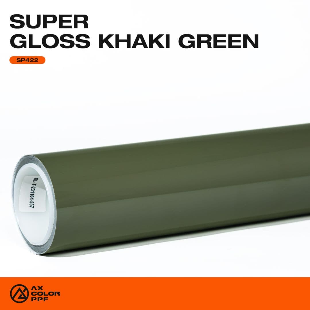 SP422 Color PPF màu Xanh lá Super Gloss Khaki Green